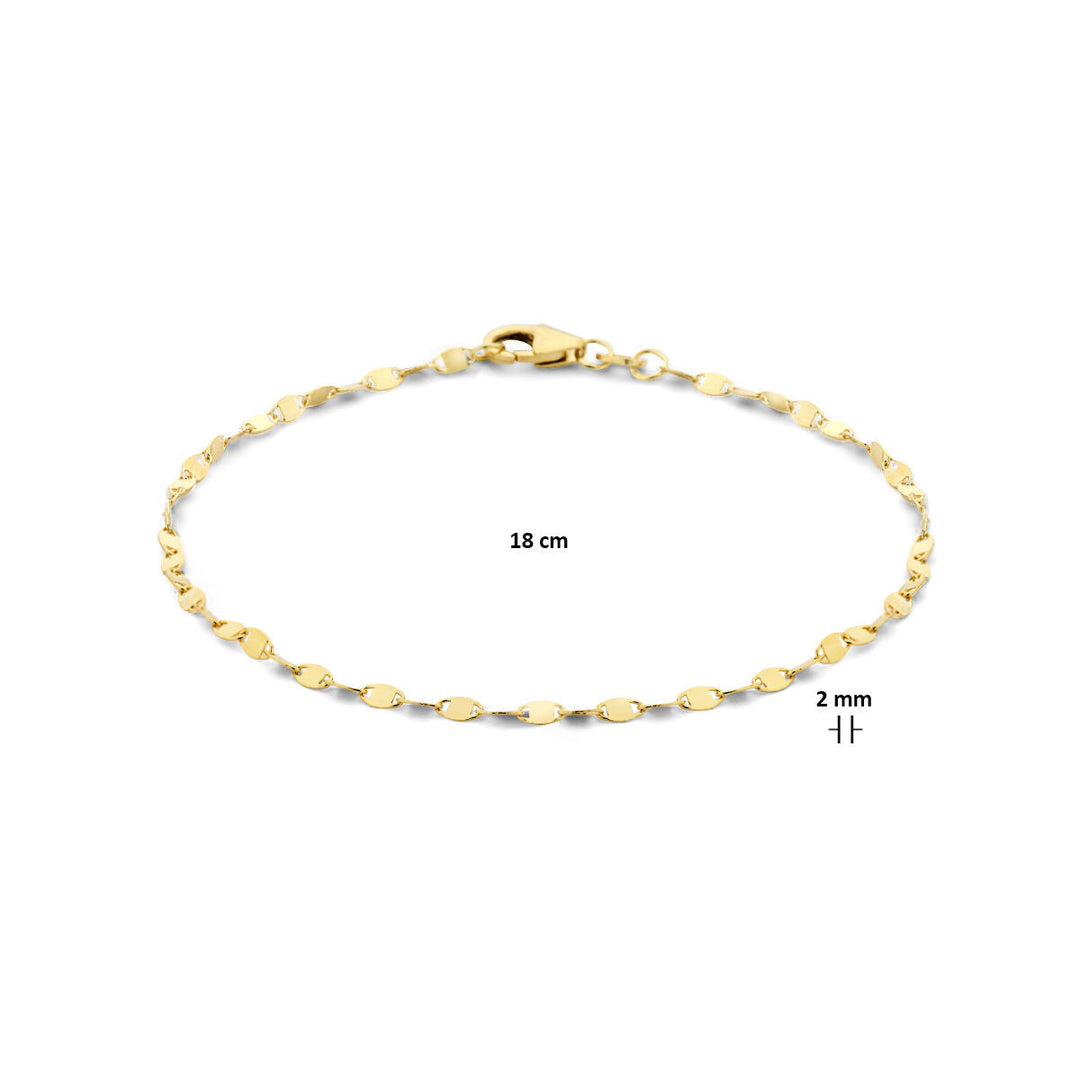 Gouden armband dames 14K