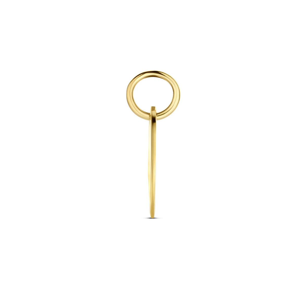 ciondolo da incisione 10 mm oro giallo 14K