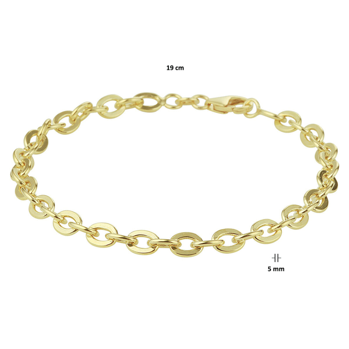 ancora 5,0 mm Zilgold (oro giallo con anima d'argento)