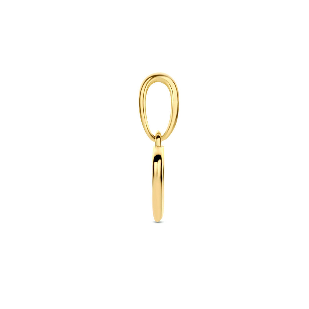 hanger hart 14K geelgoud