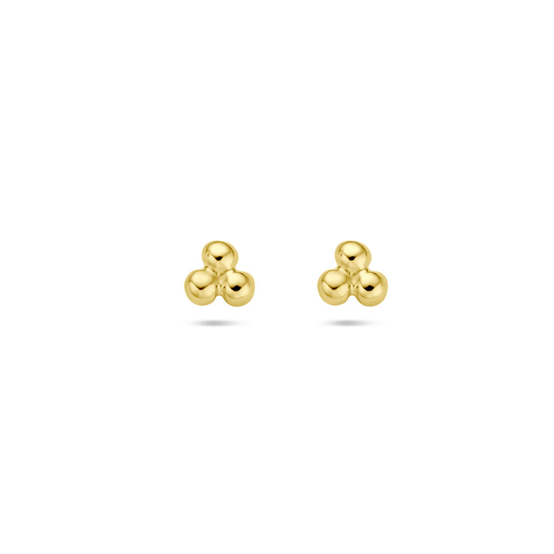 oorknoppen bolletjes 14K geelgoud