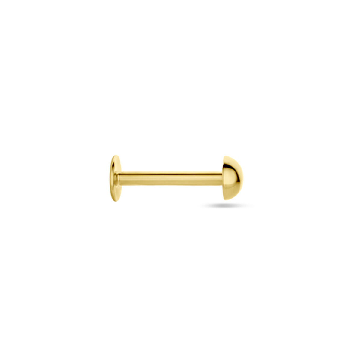 piercing flat back 3 mm 14K oro giallo