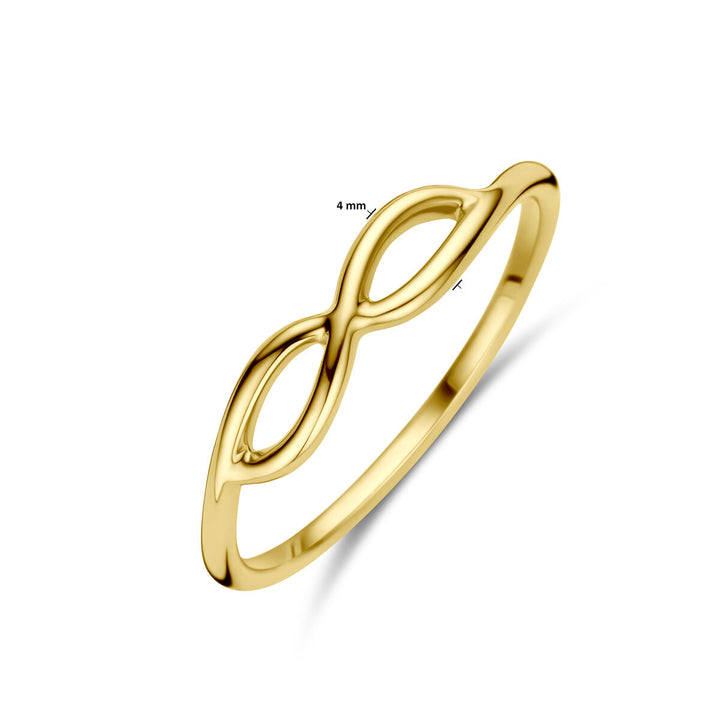 Anello infinito 14K oro giallo