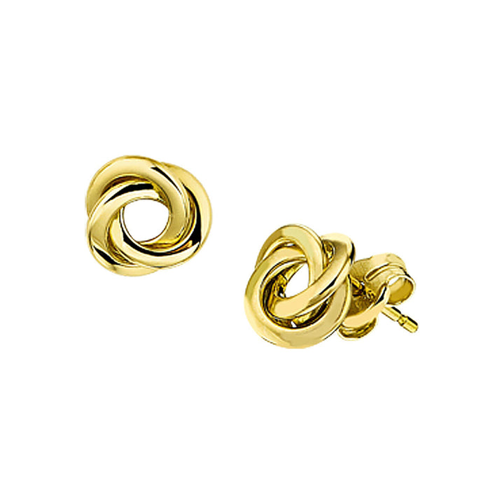 oorknoppen knoop 14K geelgoud