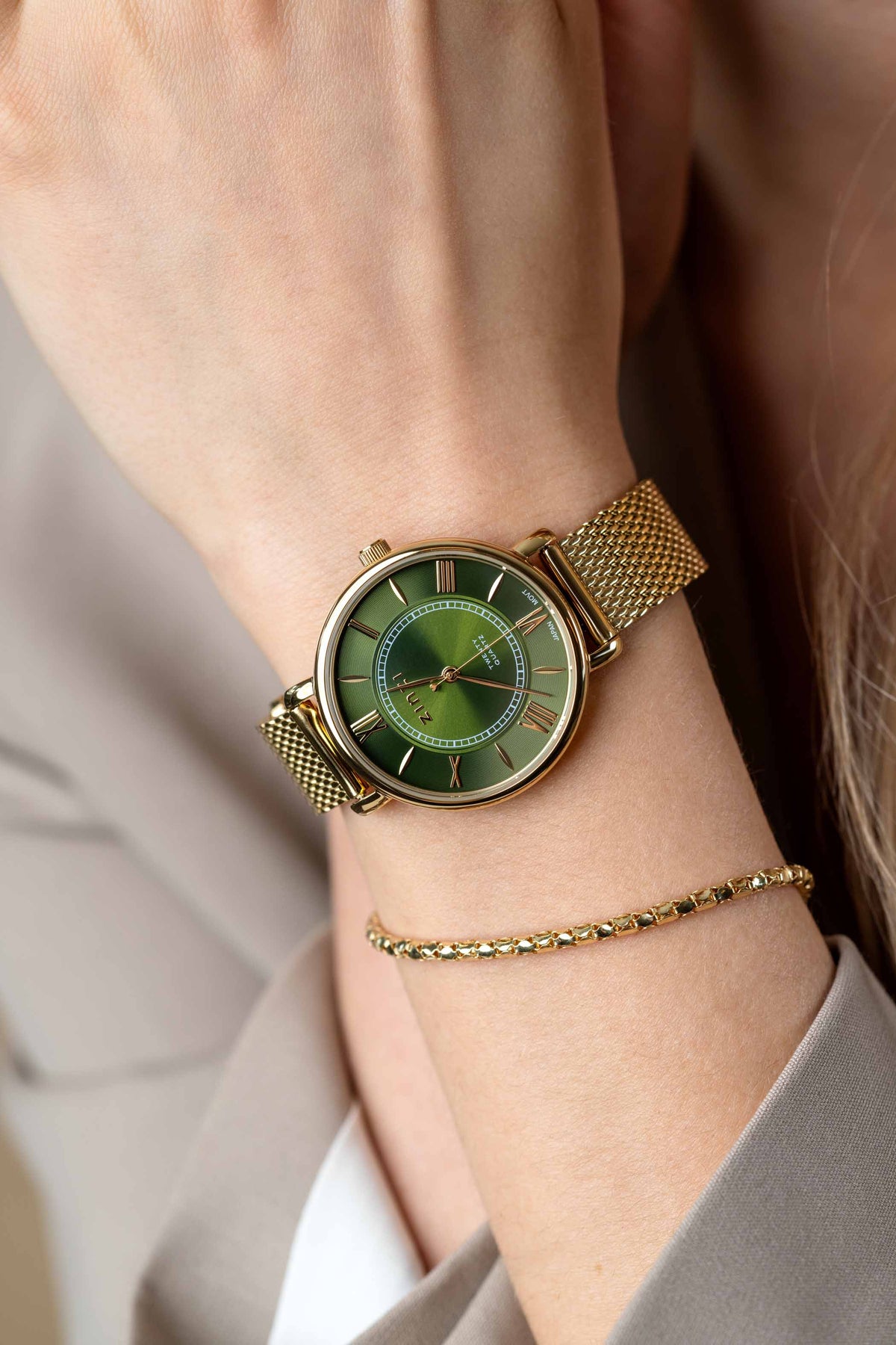 Zinzi Orologio Color Oro Giallo Placcato Oro Ziw2054