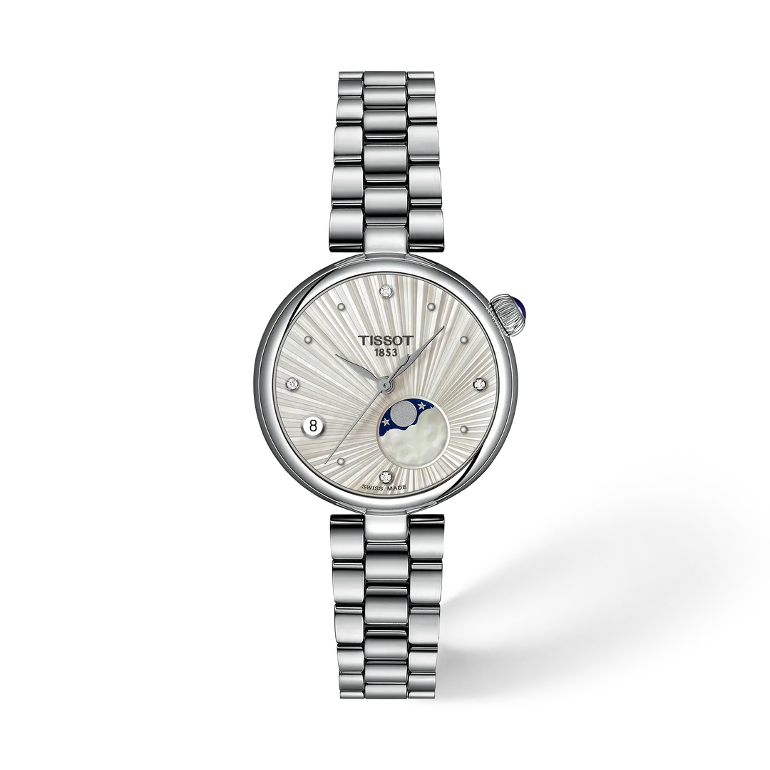 Tissot Desir 29.6 mm  •  Quartz  •  Moonphase indicatie  •  Diamonds