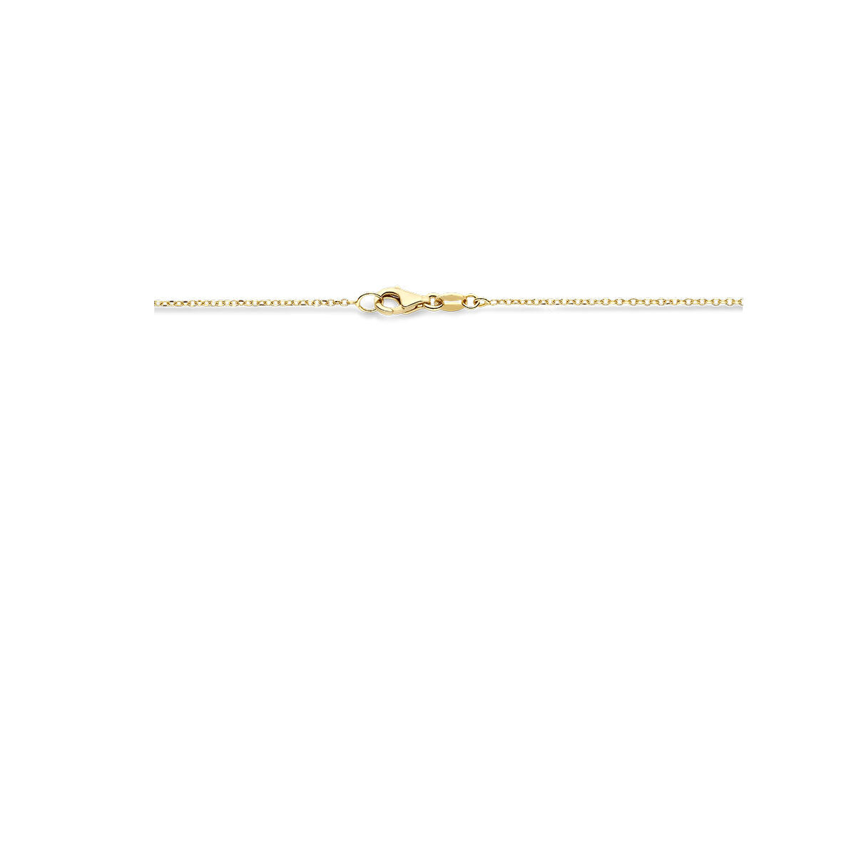 collana 43 cm lucido/opaco oro giallo 14K