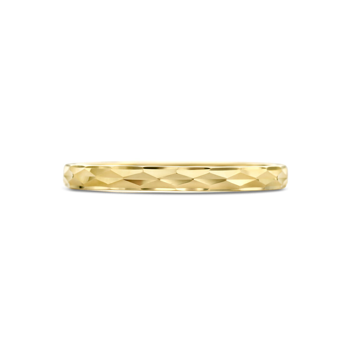 Anello diamantato 14K oro giallo