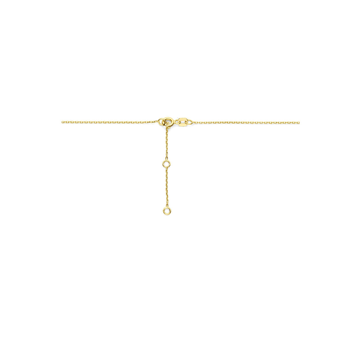 Collana da donna in oro con ovali e sferette 14K