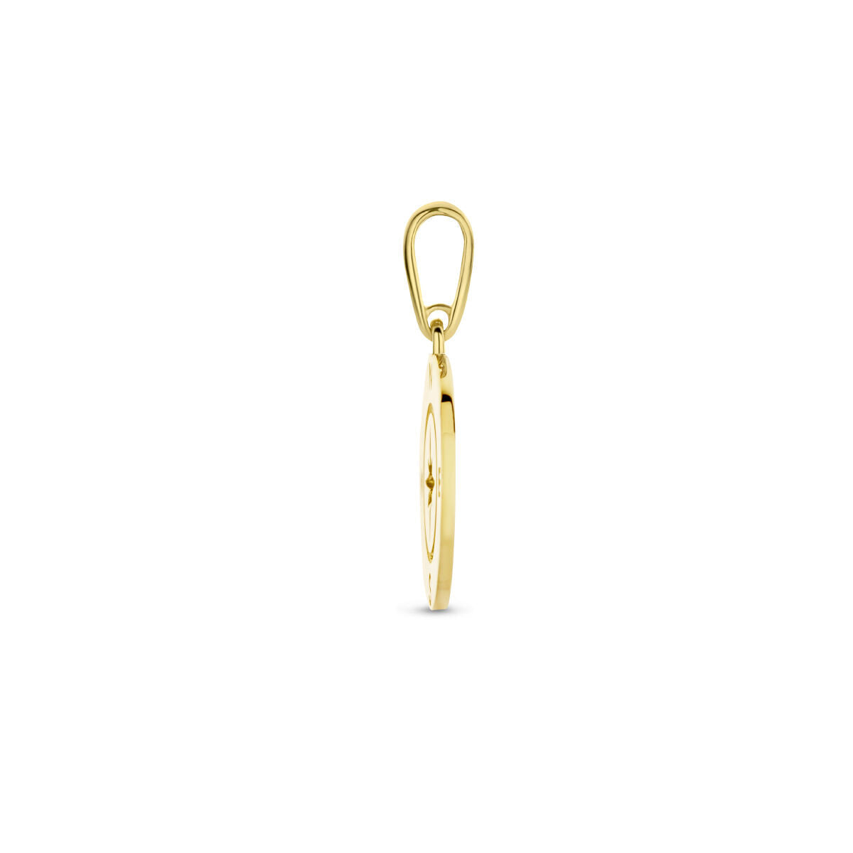 ciondolo bussola 14K oro giallo