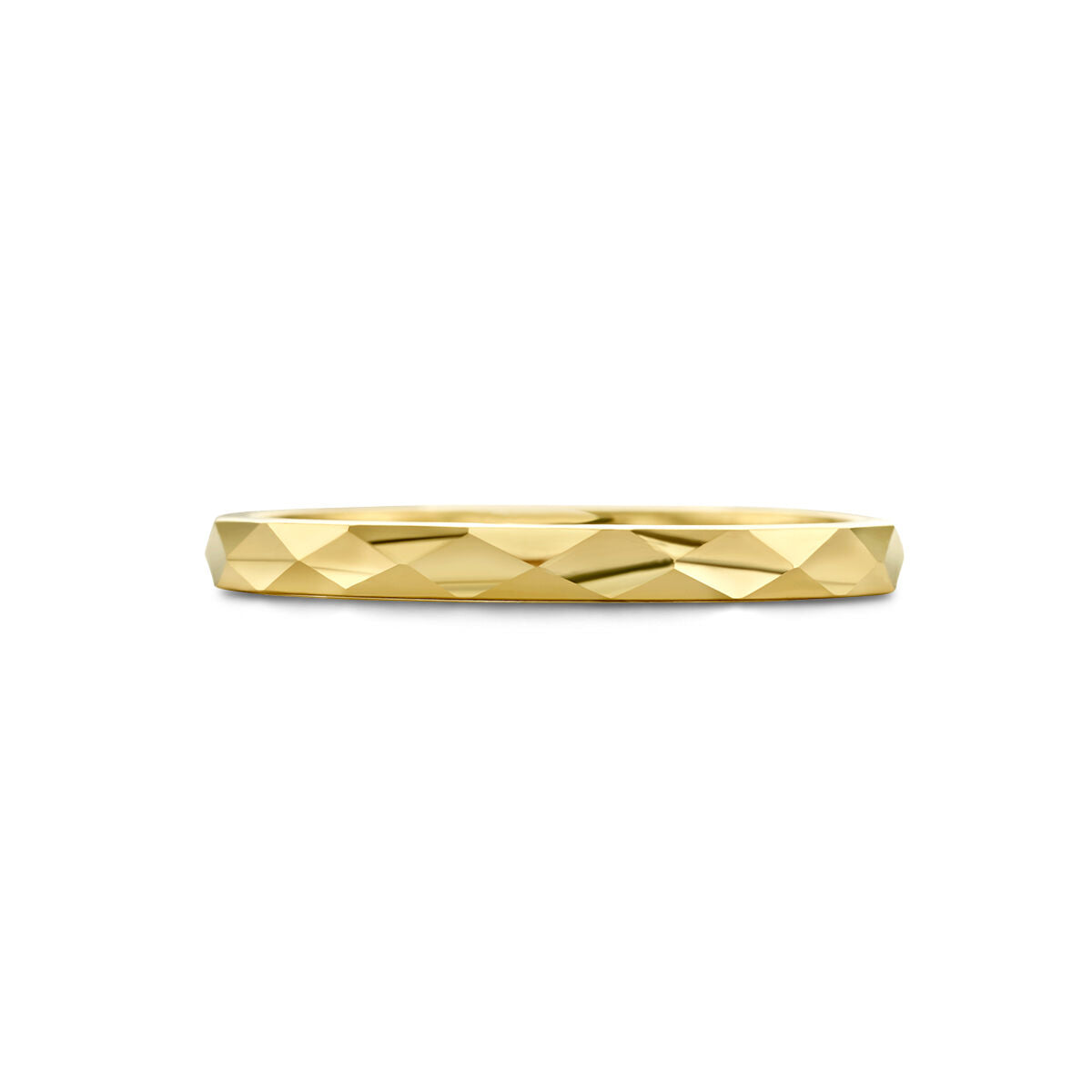 anello diamantato oro giallo 14K