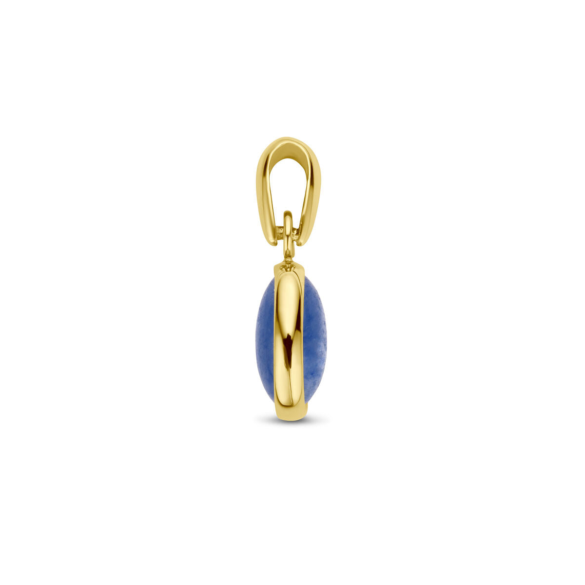 ciondolo quarzo blu 14K oro giallo