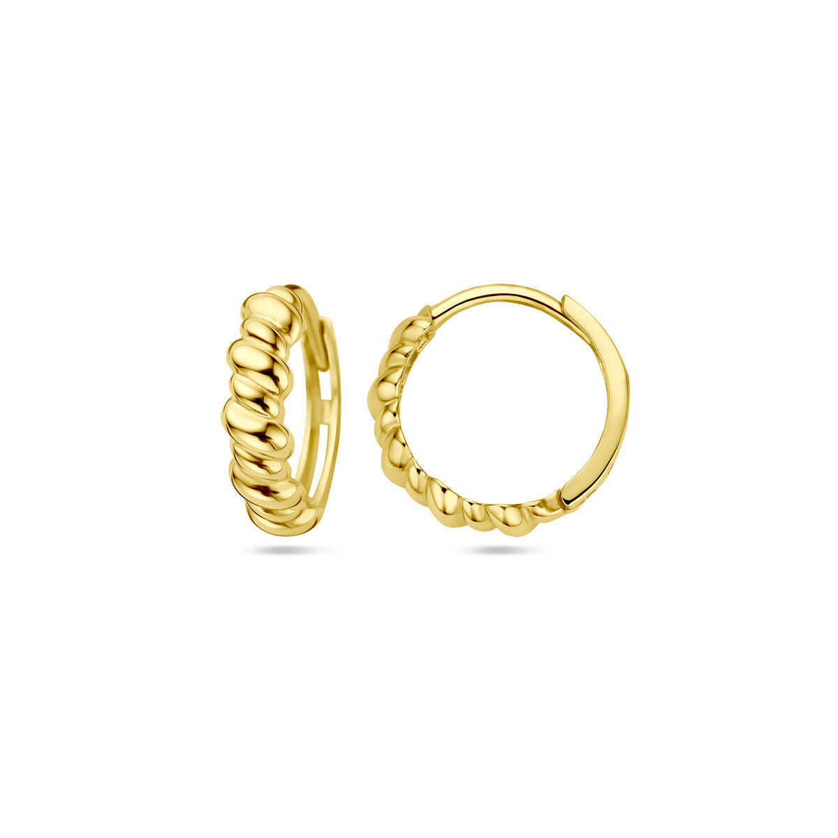 orecchini a clip in oro giallo 14K