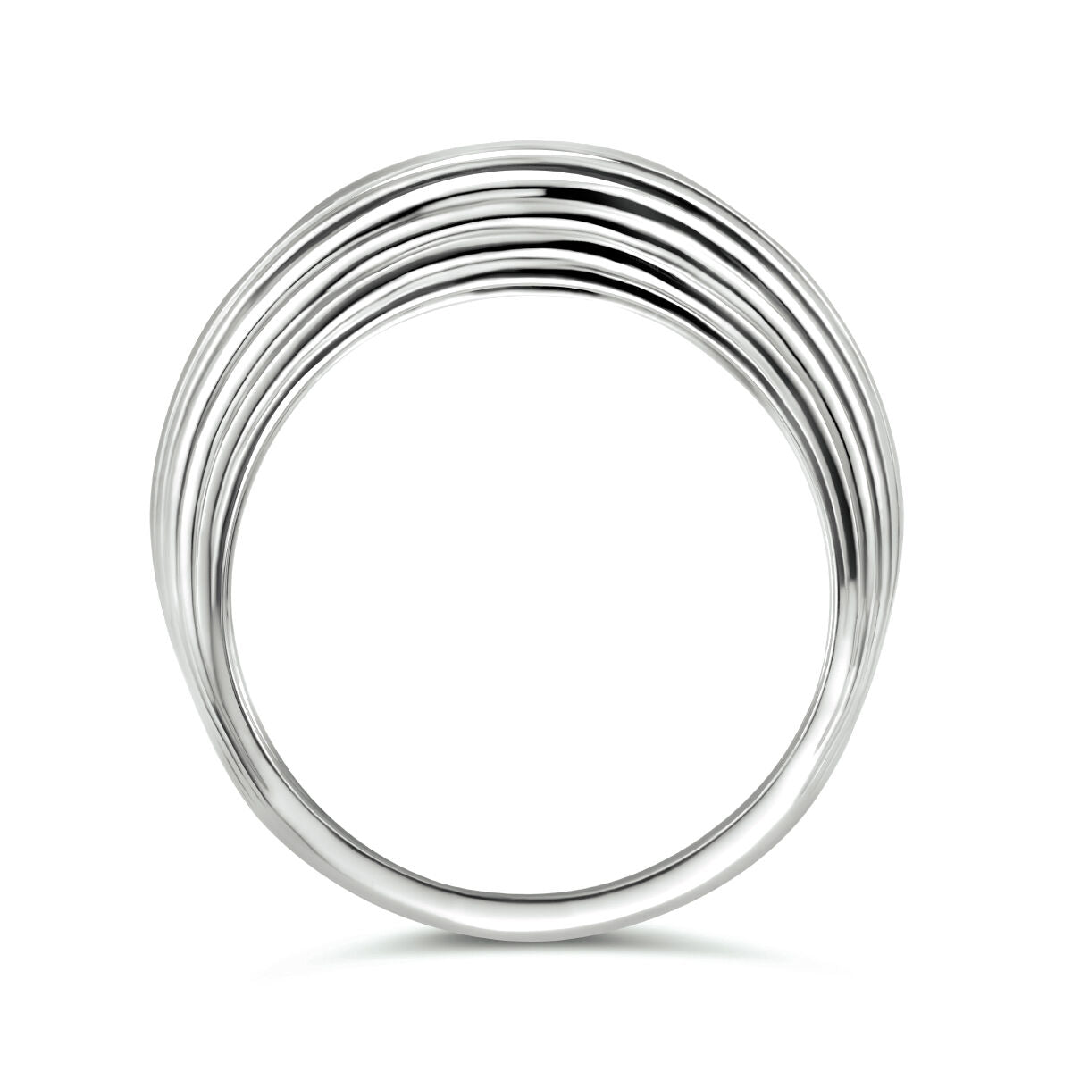 ring zilver gerhodineerd