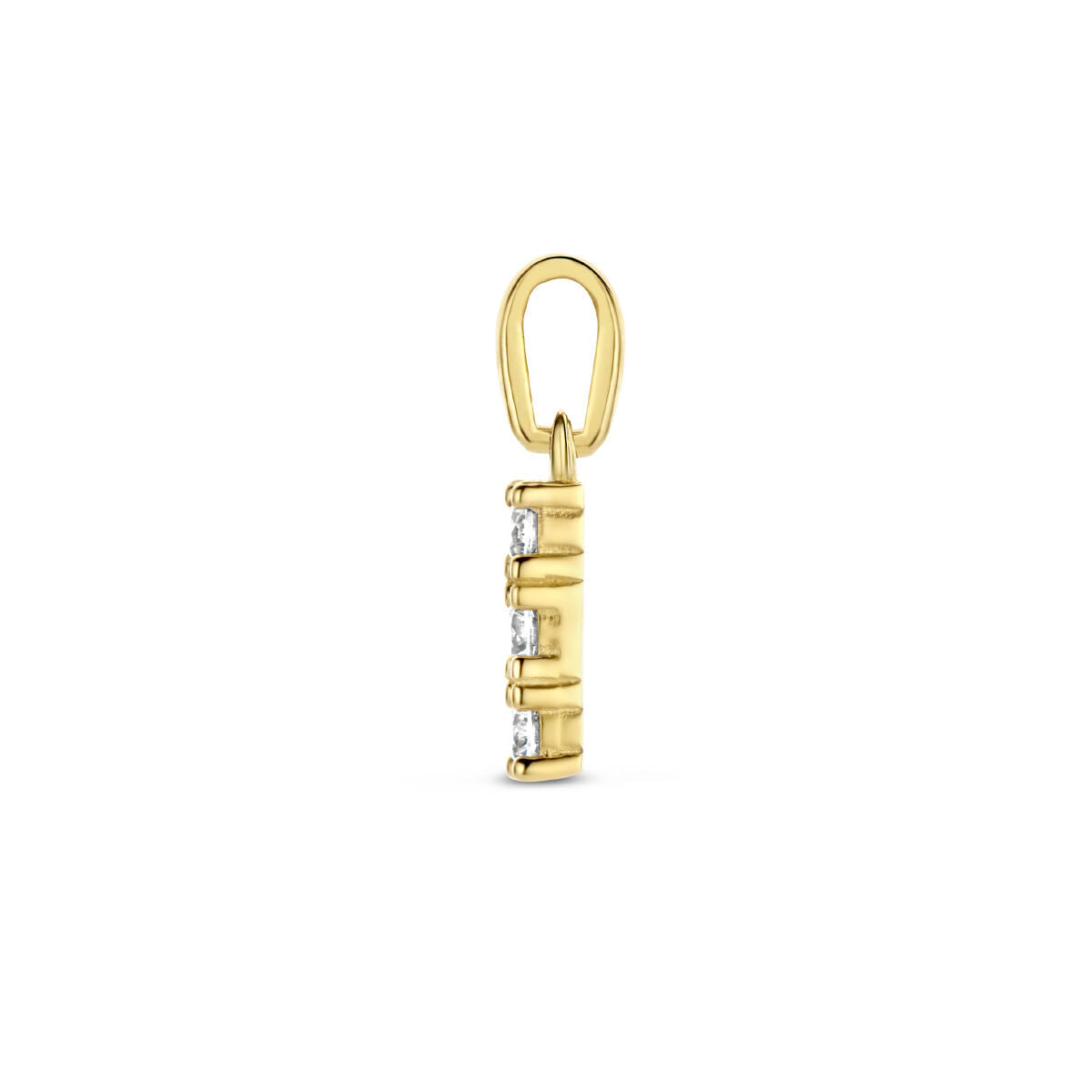 ciondolo zirconia 14K oro giallo