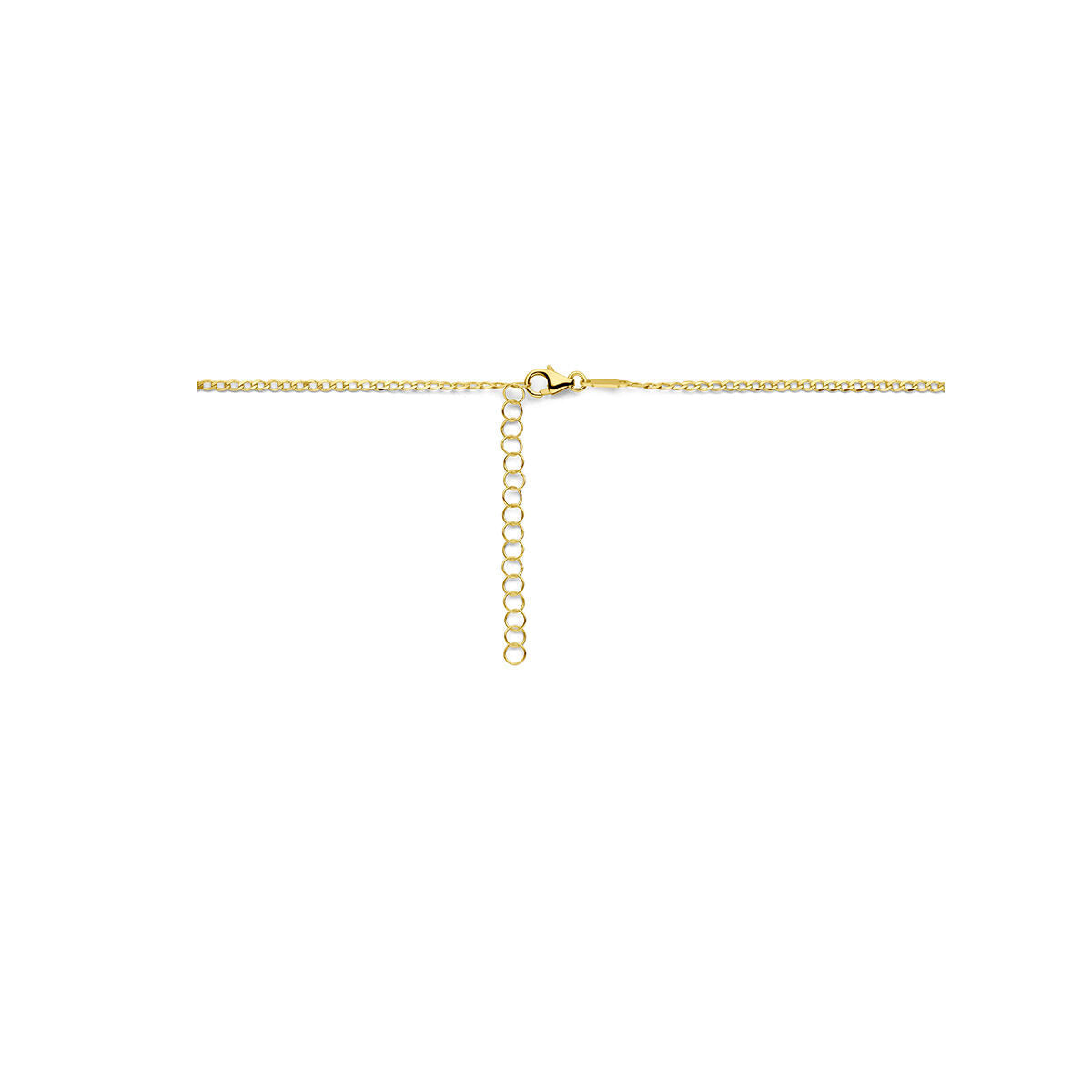collana da incidere con placchette 1,6 mm 41 + 4 cm 14K oro giallo