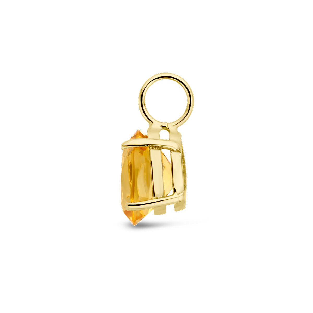 ciondolo citrino oro giallo 14K