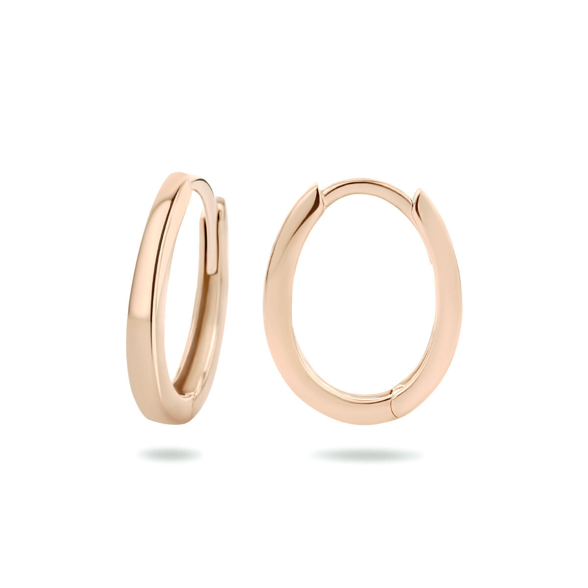 orecchini a cerchio oro rosa 14K