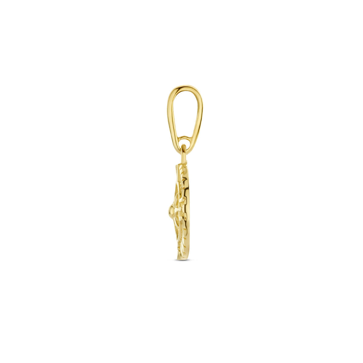 Ciondolo bussola 14K oro giallo
