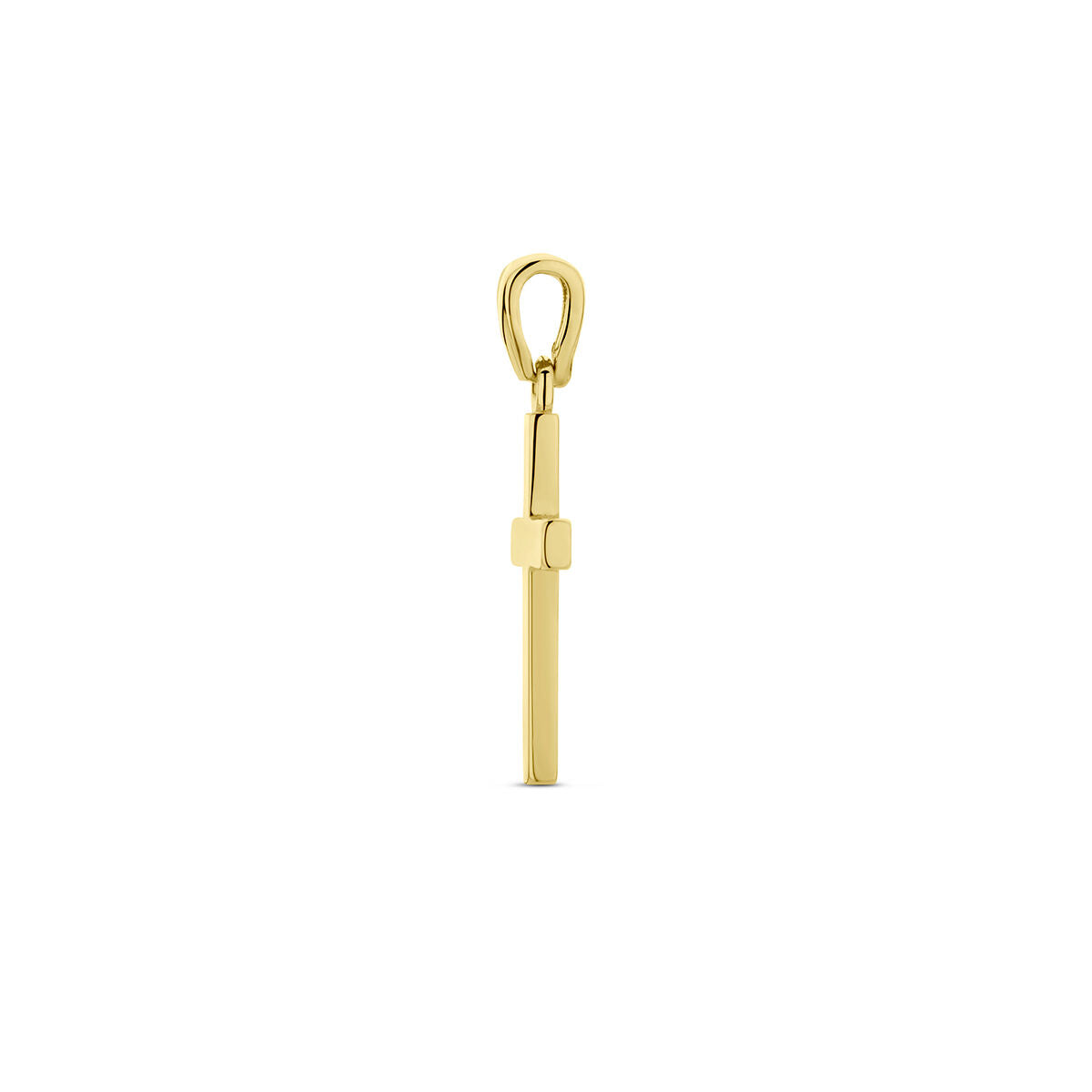 ciondolo croce oro giallo 14K