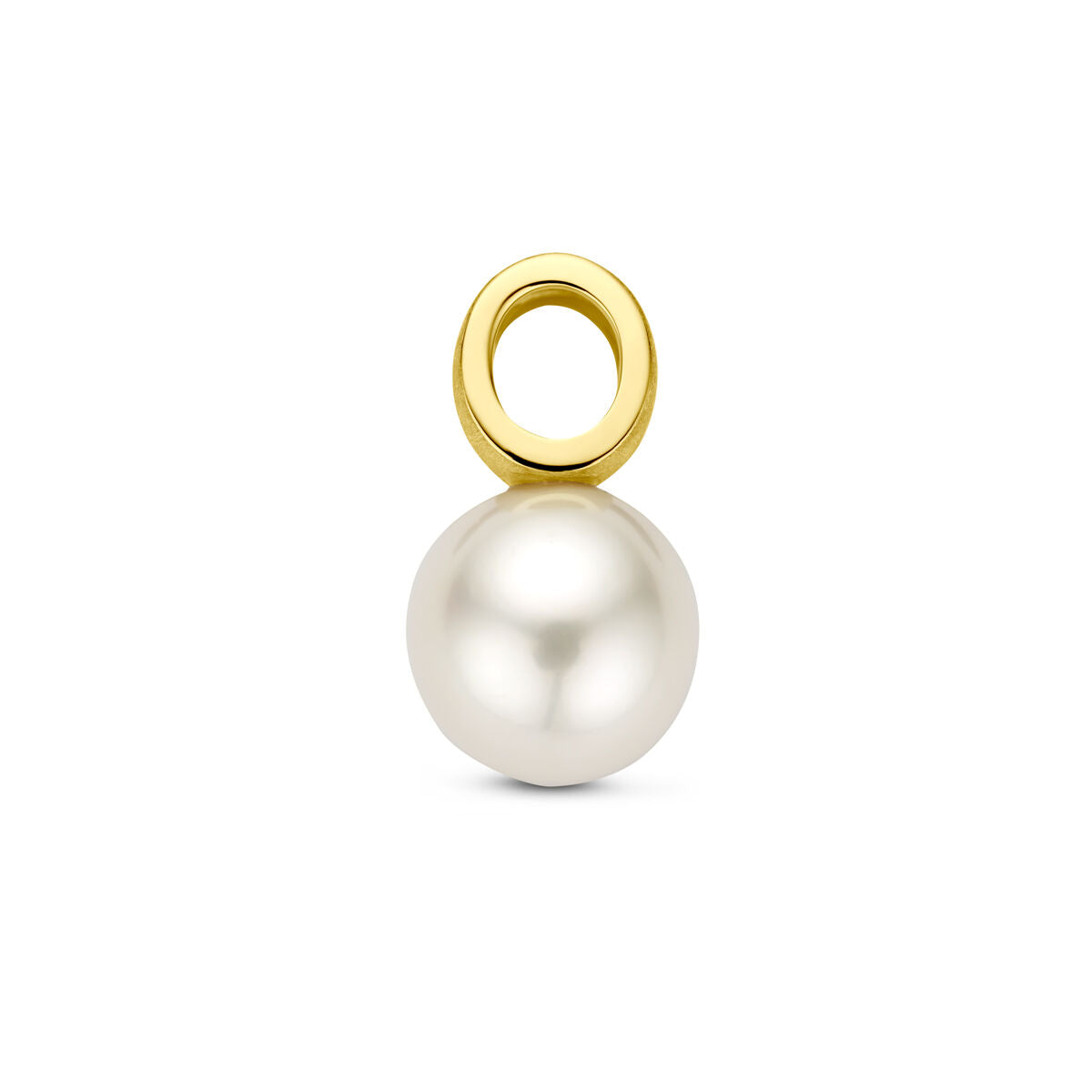 ciondolo perla graffiato oro giallo 14K