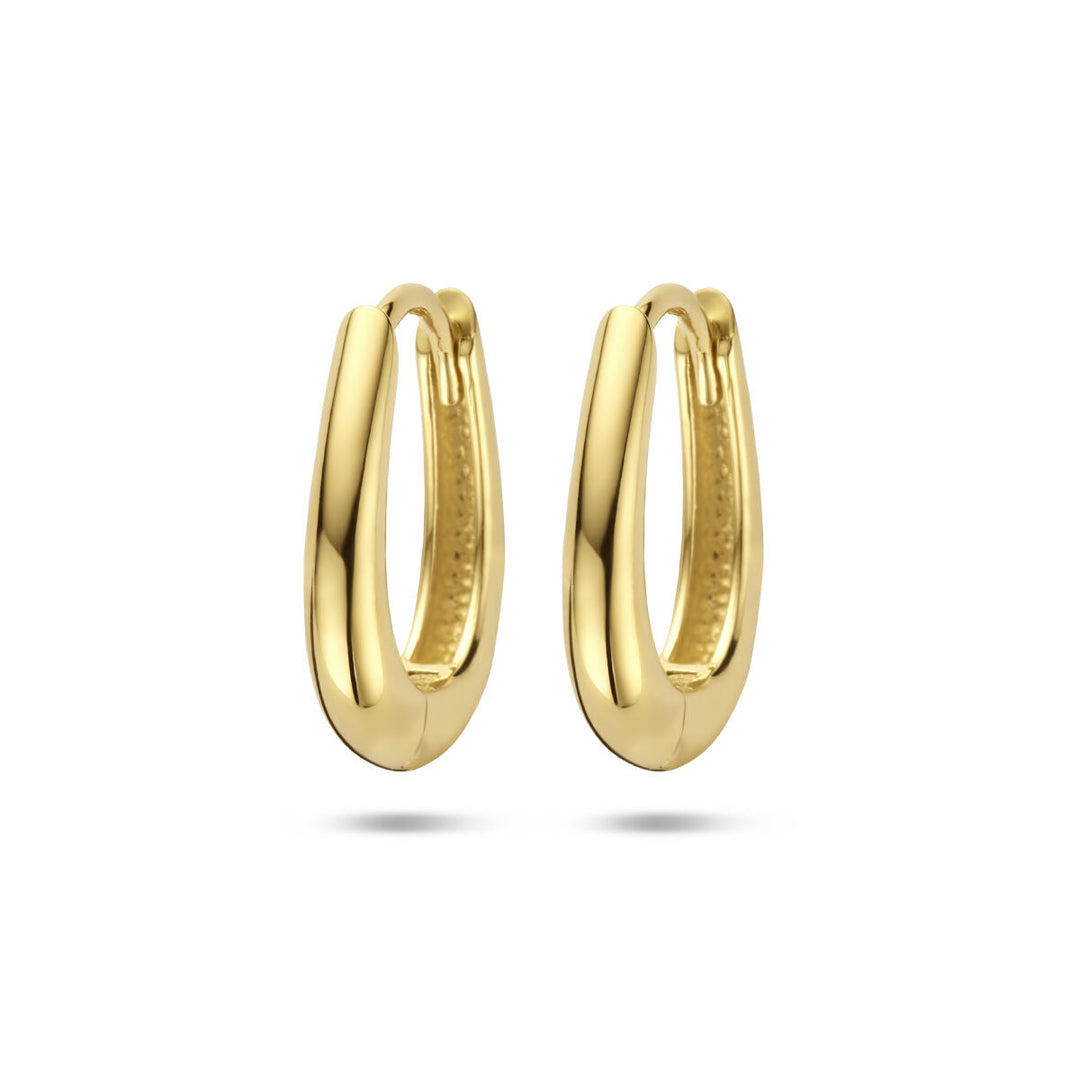 klapoorringen 14K geelgoud