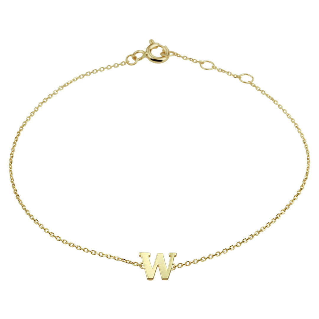 armband letter 14K geelgoud