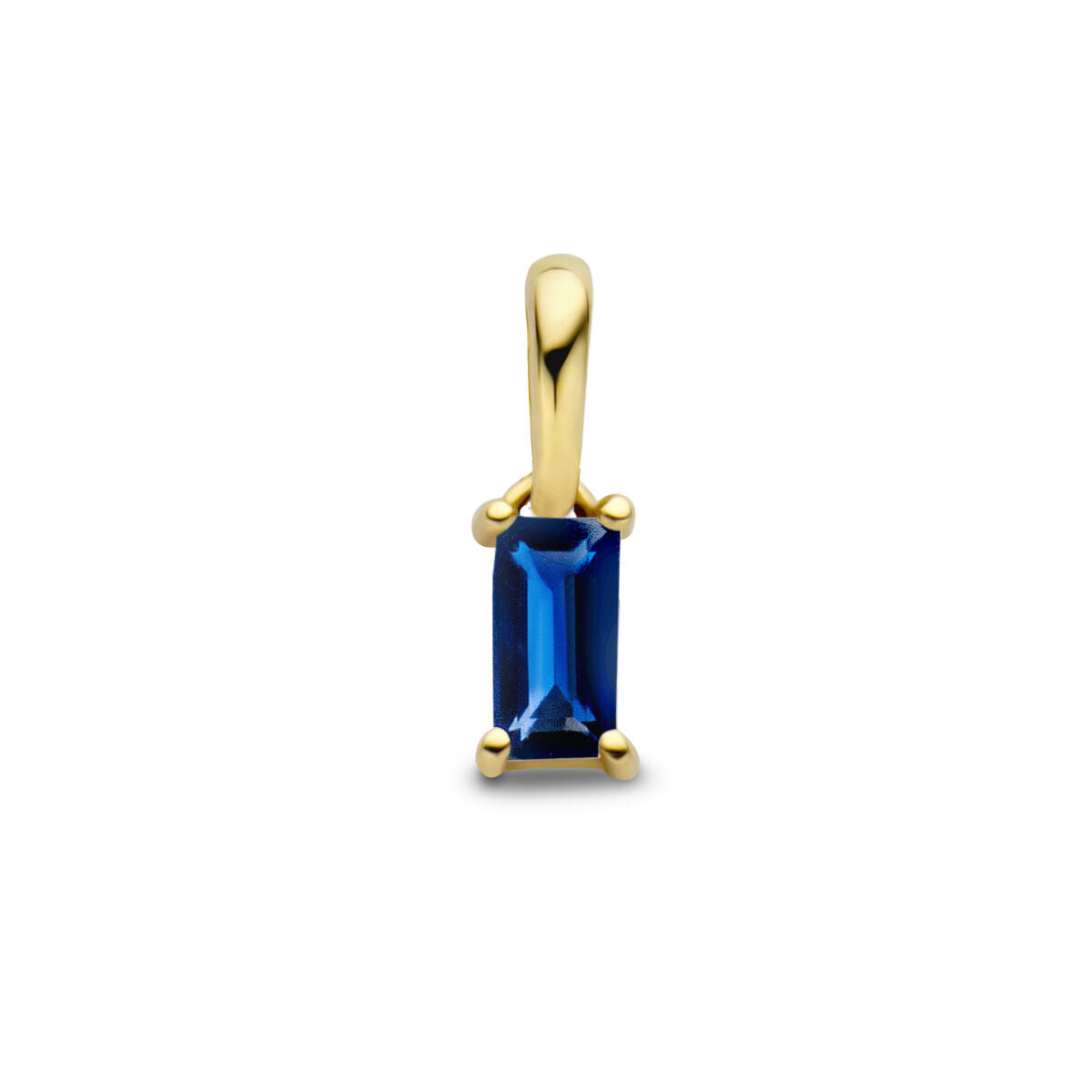 ciondolo con pietra portafortuna oro giallo 14K