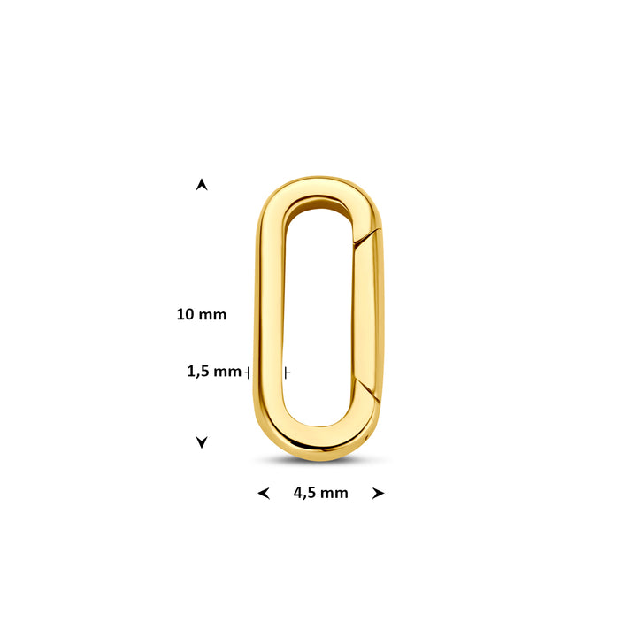 connector 14K geelgoud