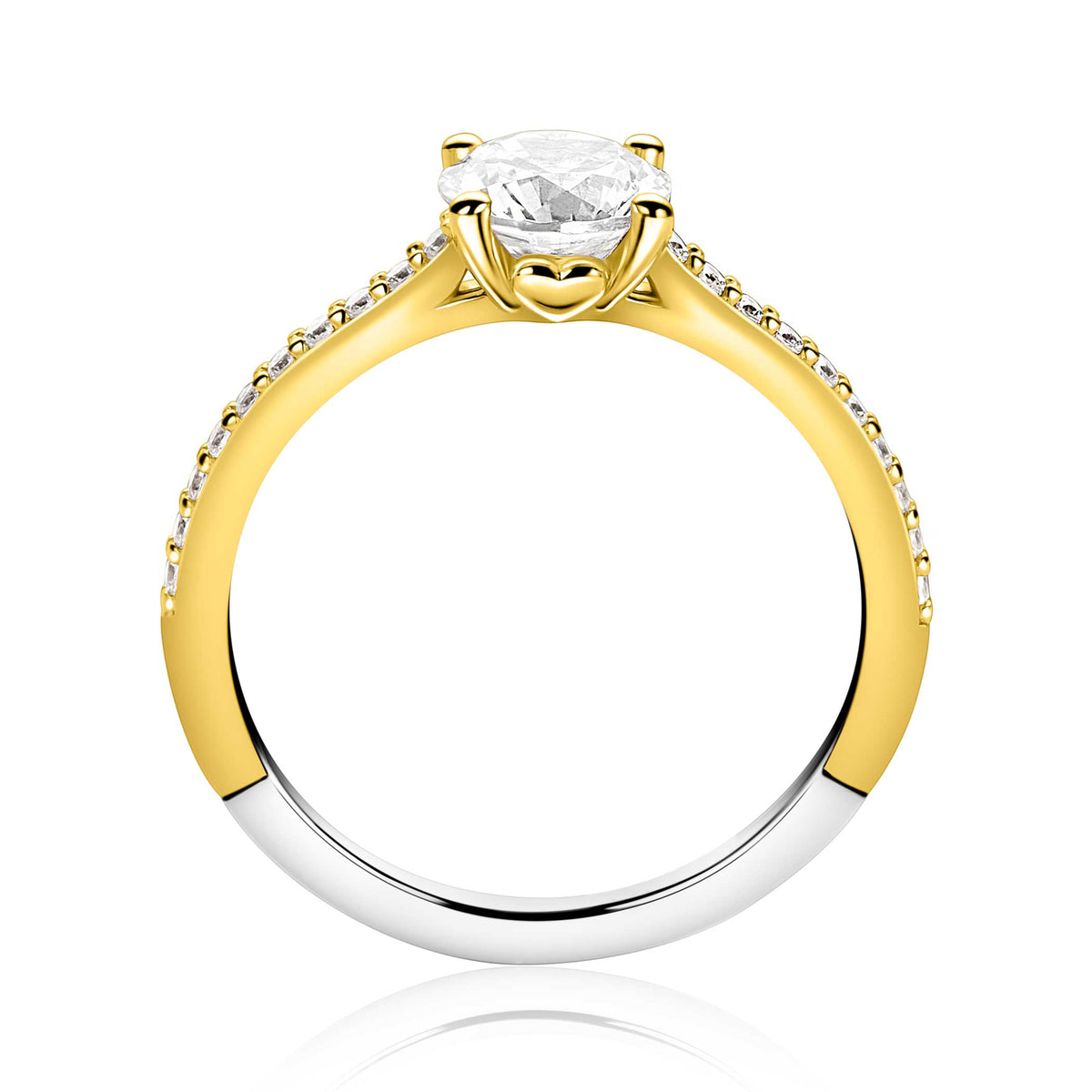 Zinzi Anello Placcato Oro ZIR2696Y