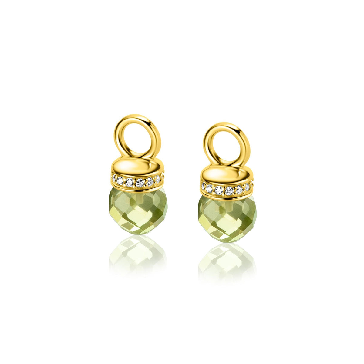 Zinzi Orecchini Placcati Oro Zich2428