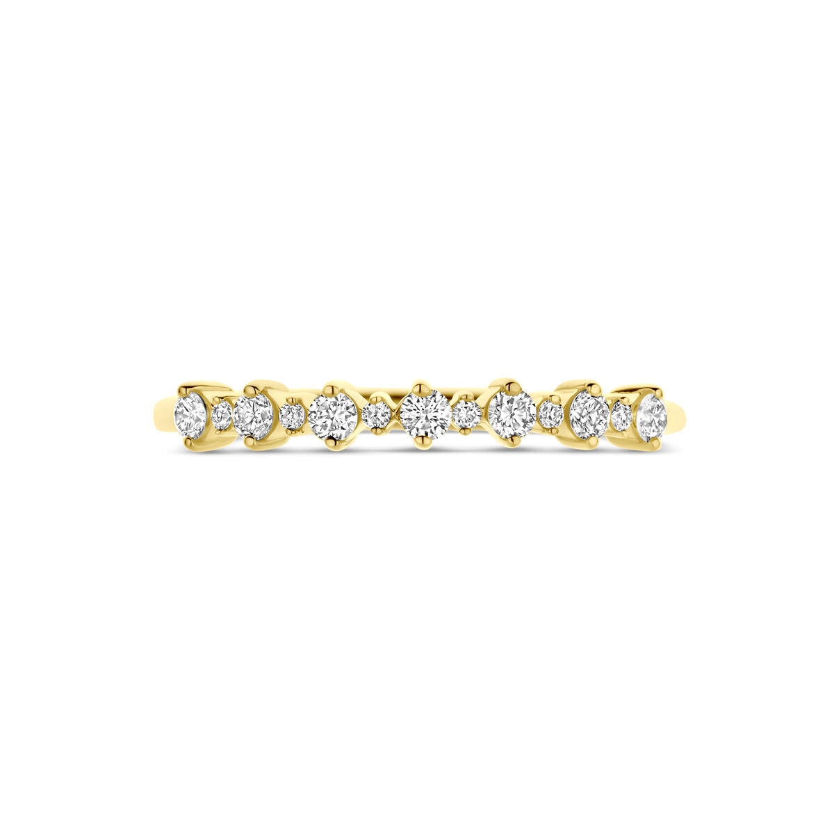 anello diamante lab grown 0.23ct h si 14K oro giallo