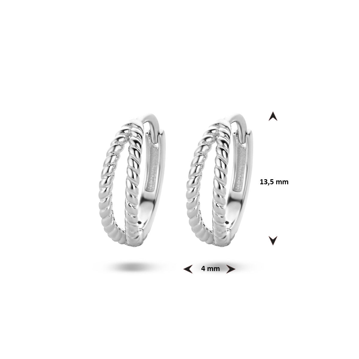creoli argento rodiato