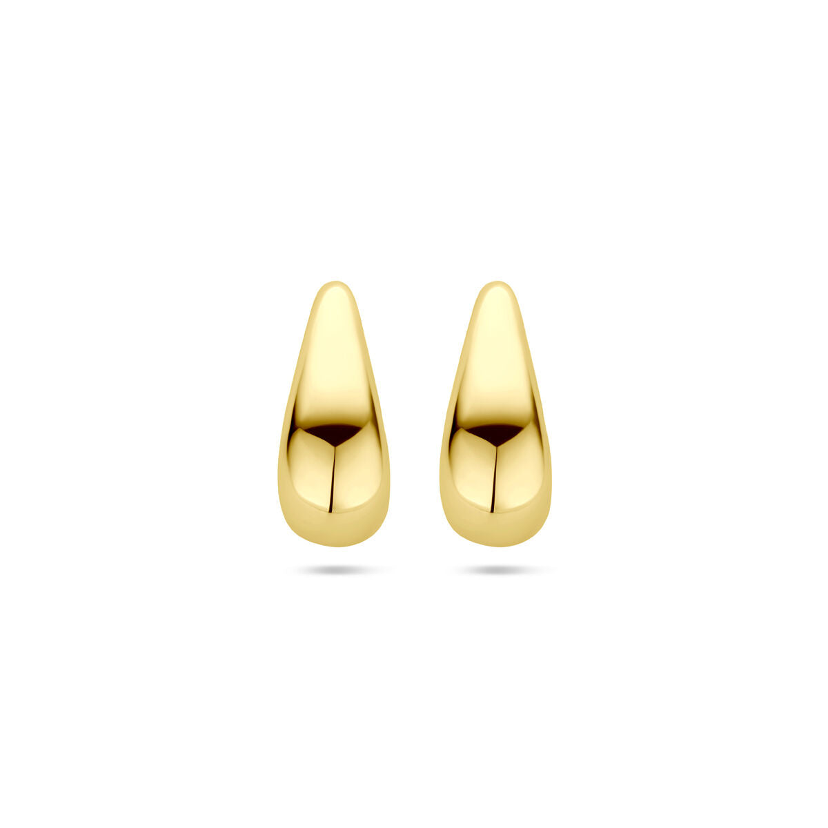 Orecchini a goccia in oro giallo 14K di 15,5 mm.