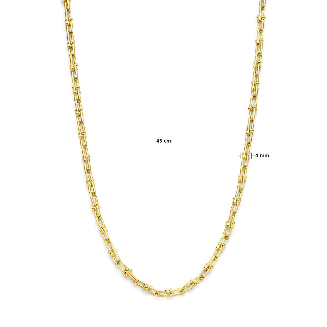 collier 4,0 mm 45 cm 14K geelgoud