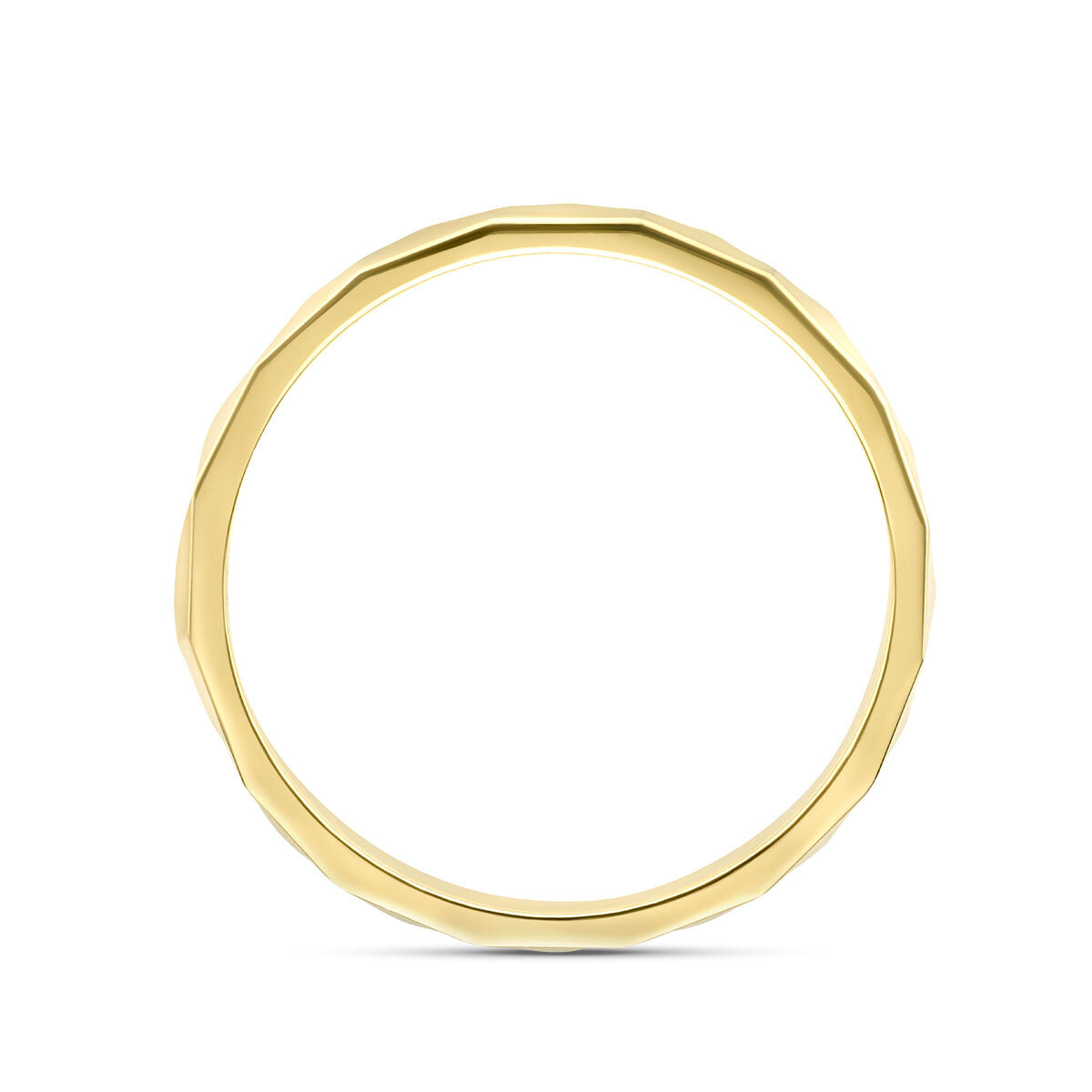 anello diamantato oro giallo 14K
