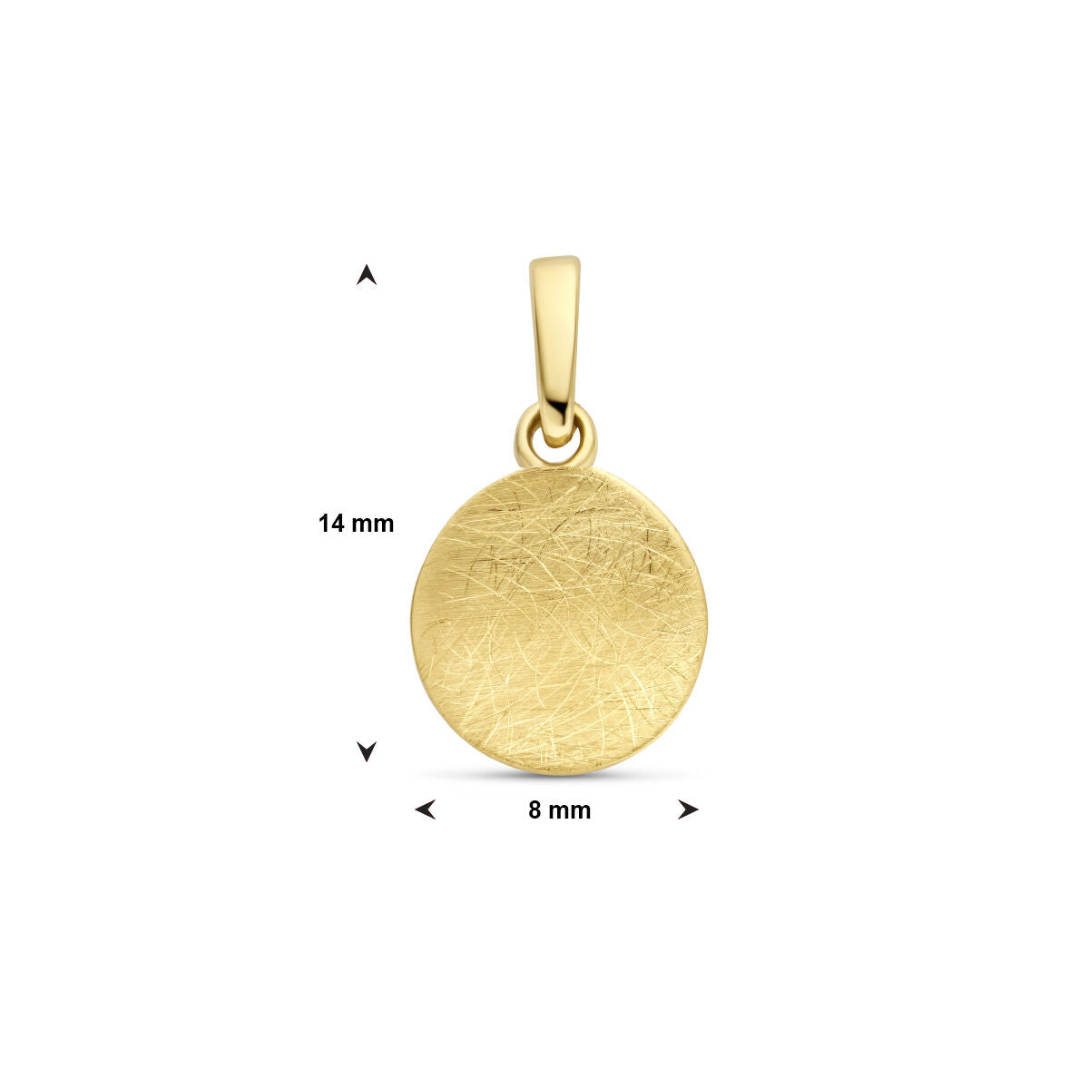 ciondolo scratch 14K oro giallo