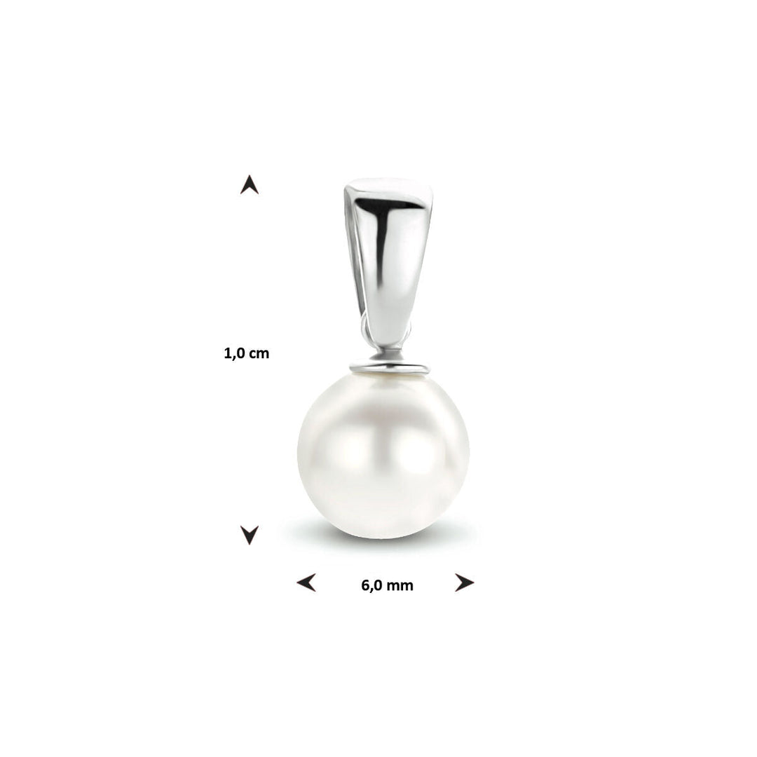 hanger parel 14K witgoud