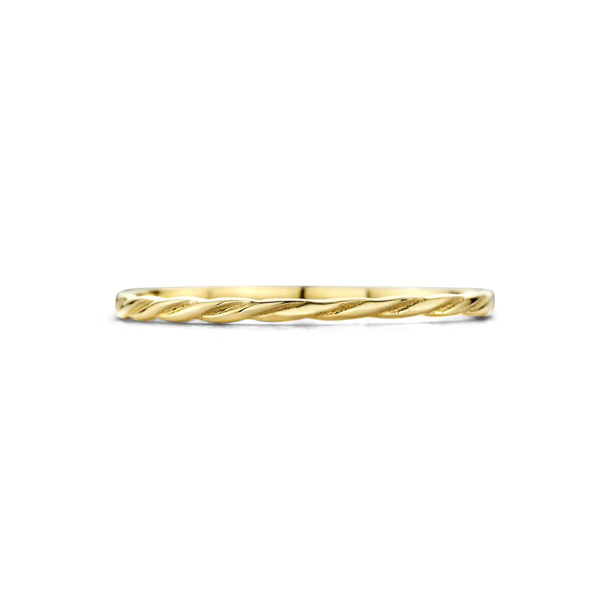 Anello in oro giallo ritorto 14K