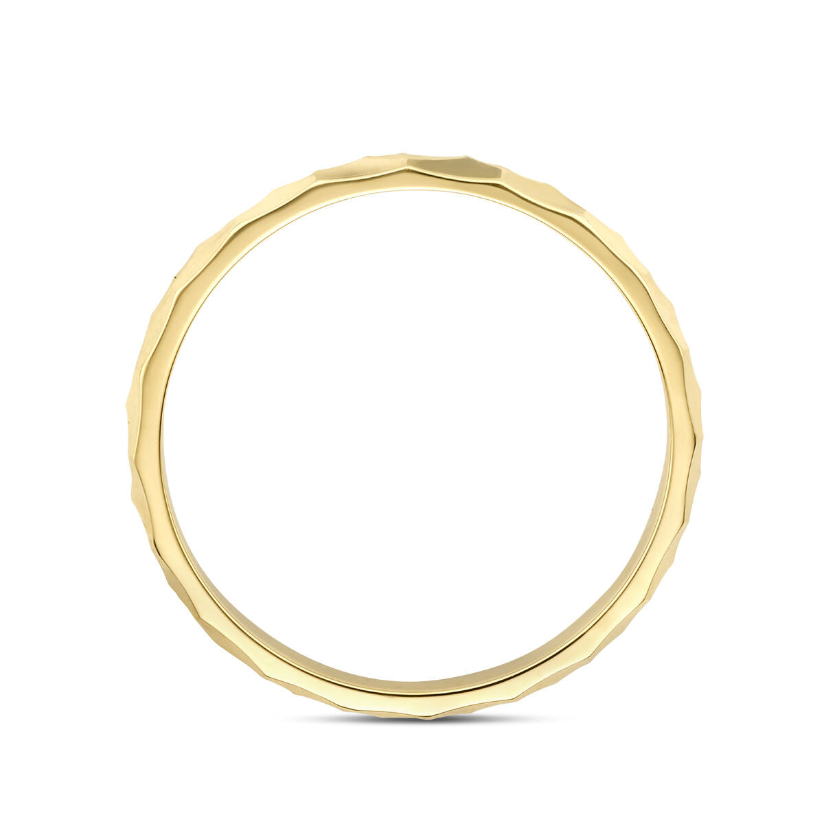 Anello diamantato 14K oro giallo