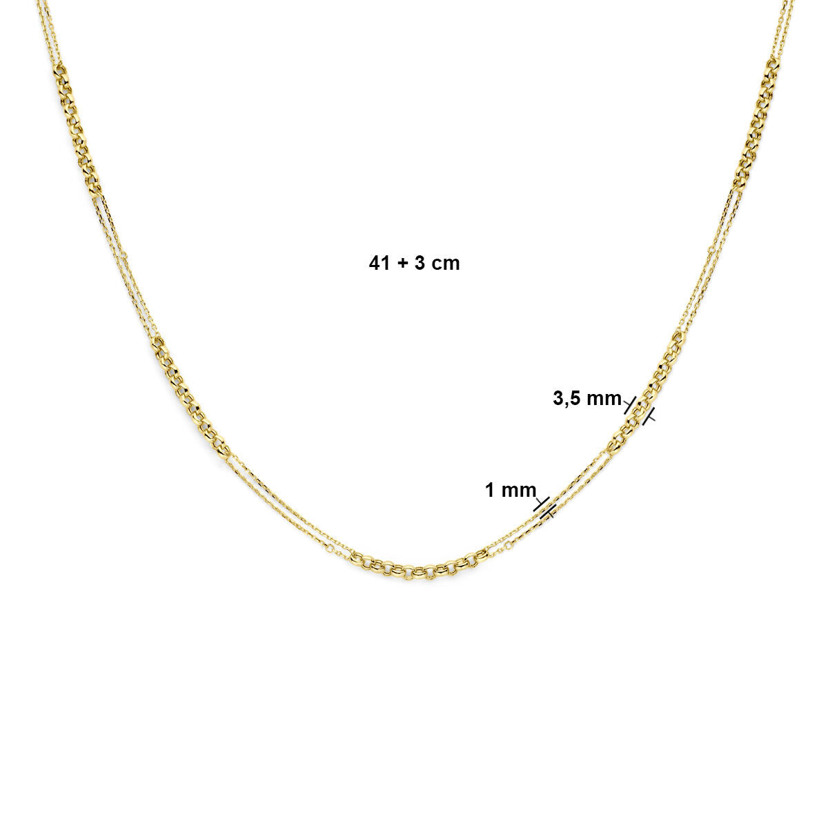 Collana da donna in oro 14K
