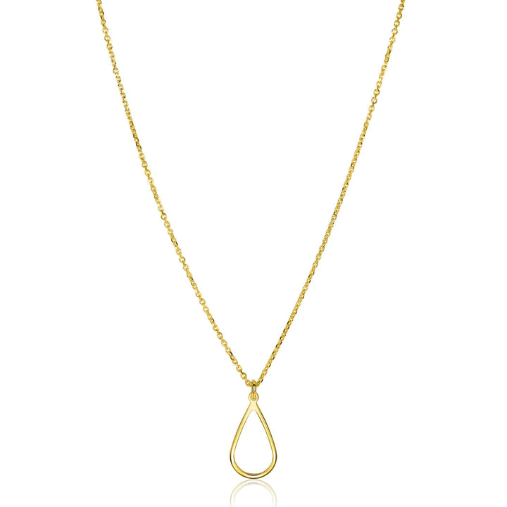 Zinzi ketting zilver verguld  42-45cm ZIC2635