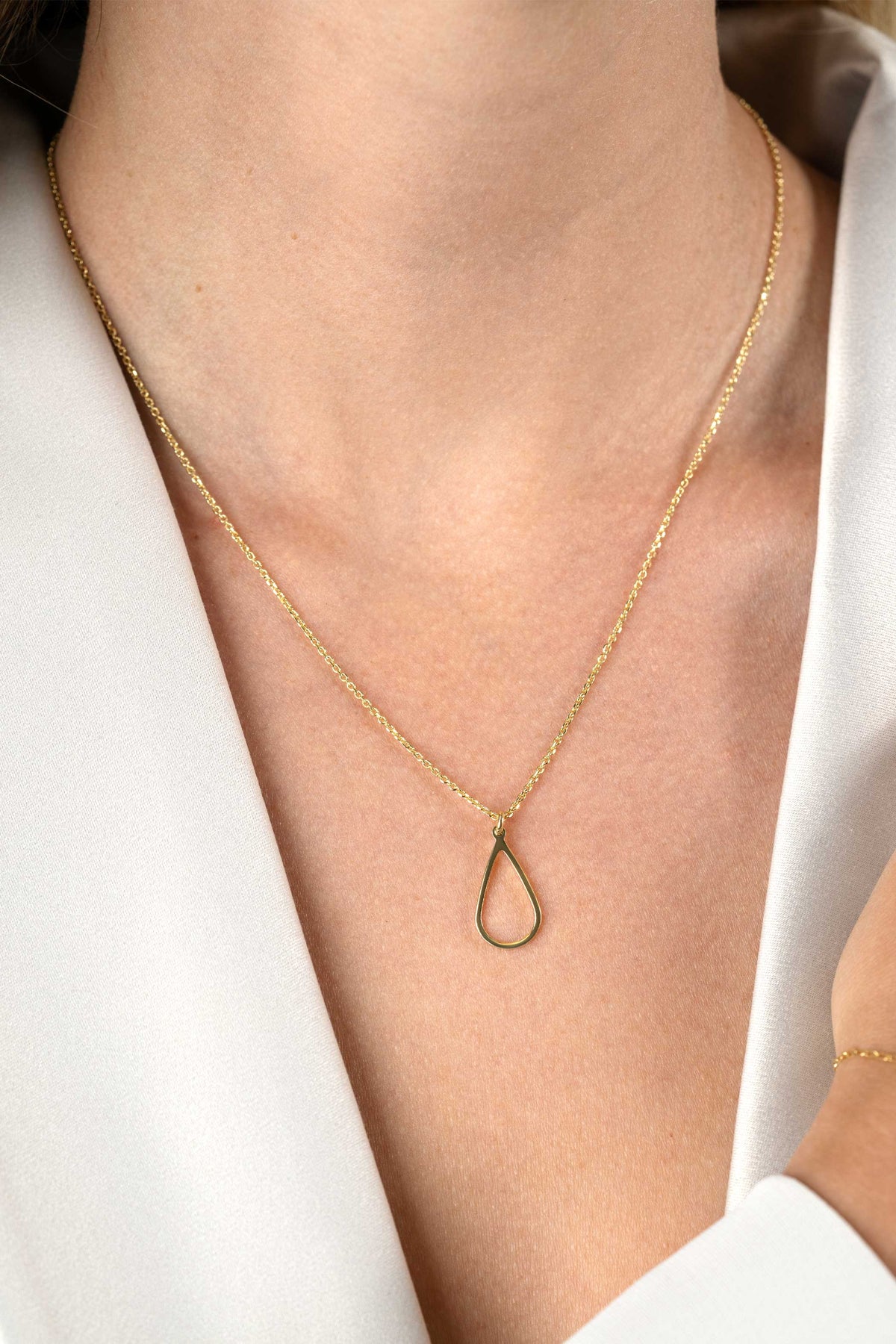 Collana Zinzi argento dorato 42-45cm ZIC2635