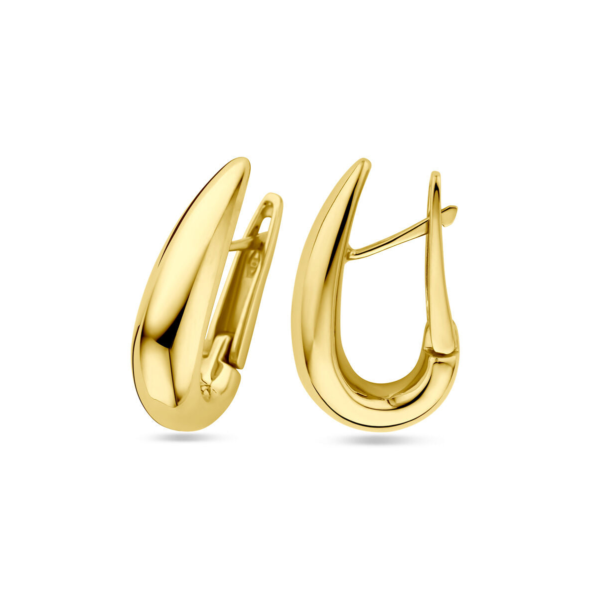 orecchini a farfalla 24 mm oro giallo 14K