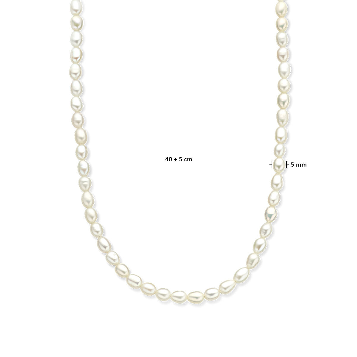 Collana da donna in oro con perle 14K