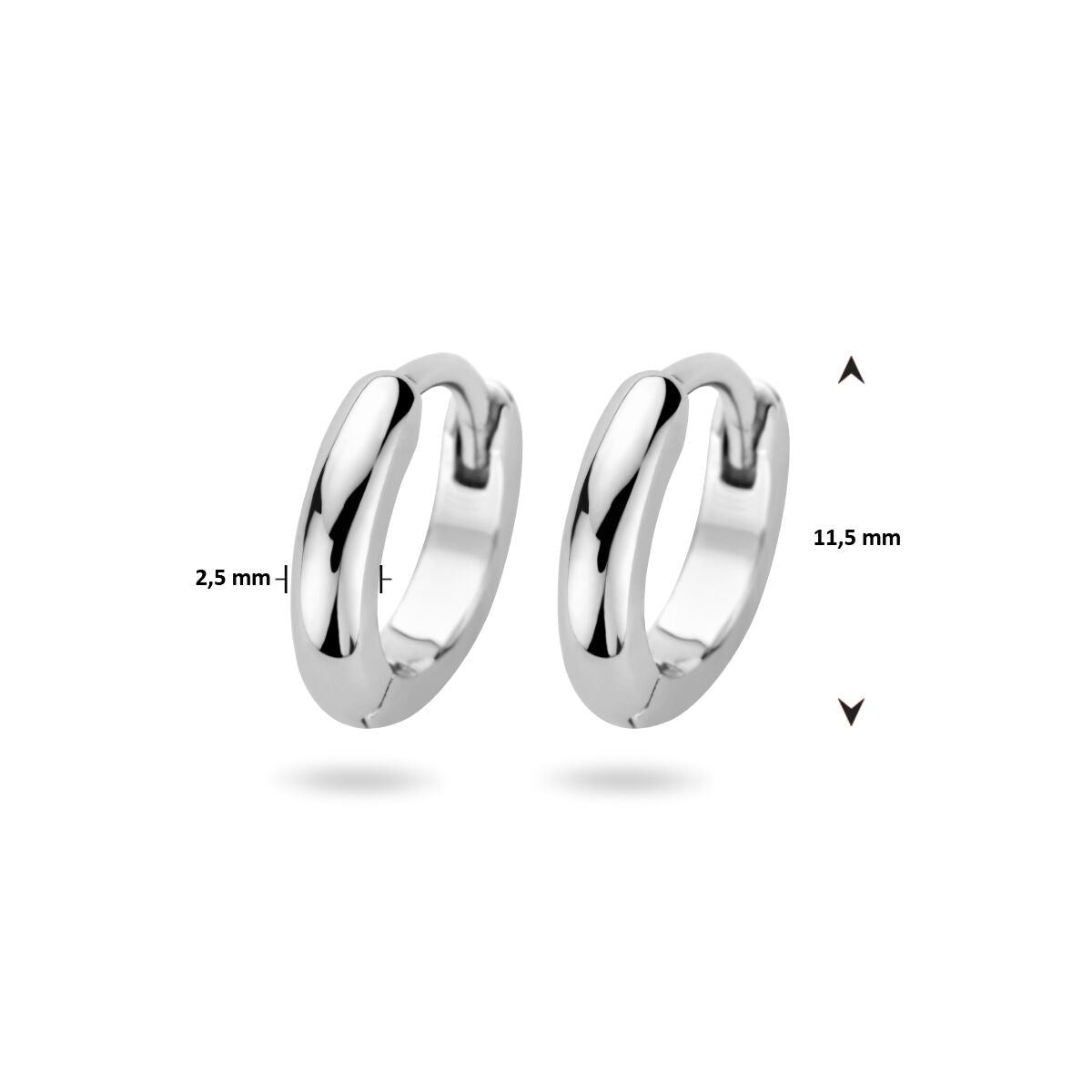 creoli argento rodiato