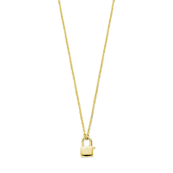 collier slot 1,5 mm 46 cm 3 micron zilver verguld (geel)