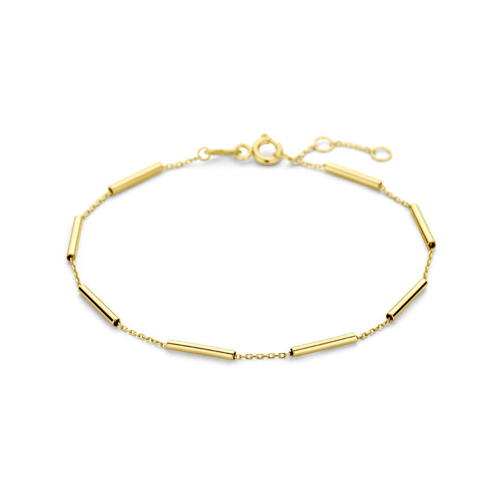 Gouden armband dames buisjes 14K