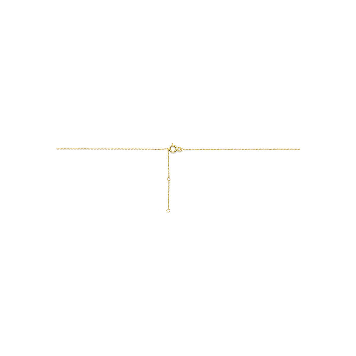 Collana 9k color oro giallo con crocina