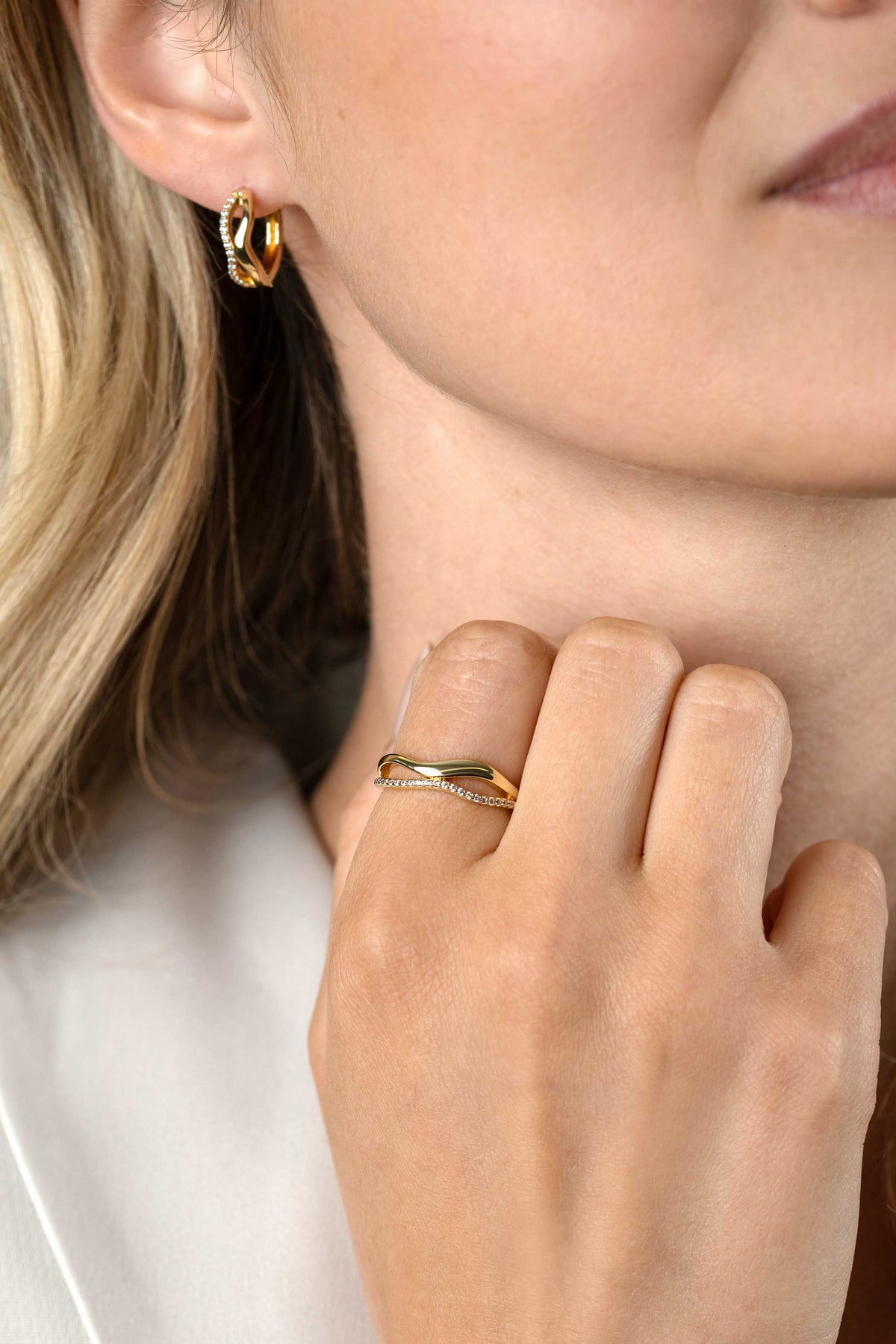 Anello Zinzi placcato oro ZIR2629Y